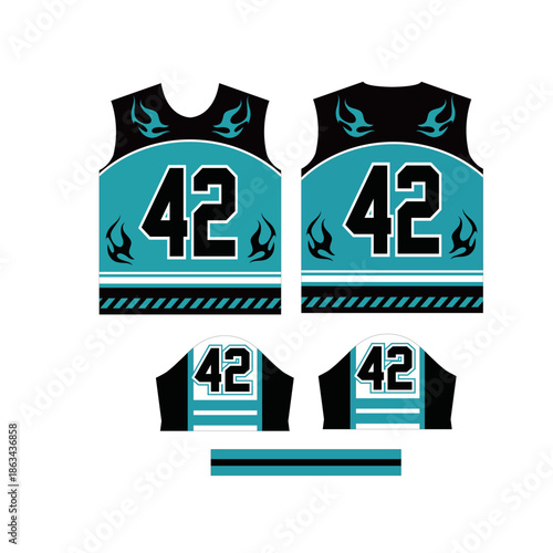 Sports Jersey Design vector n...