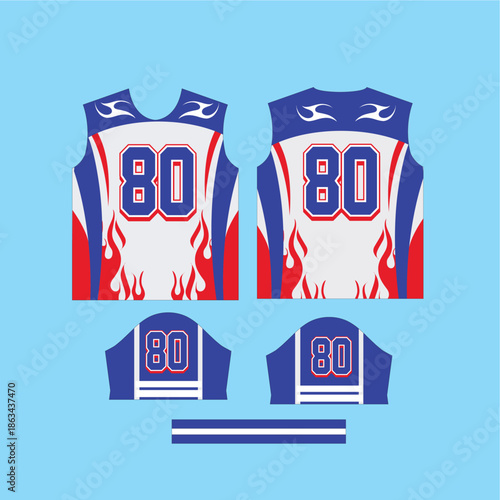 Sports Jersey Design vector n...