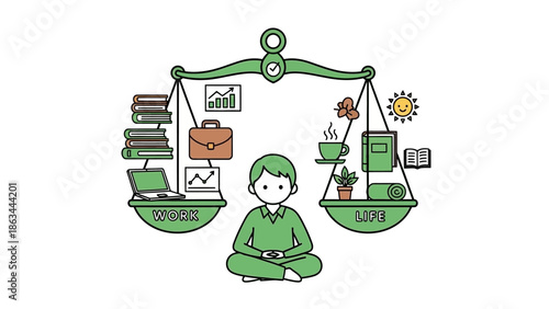 Balancing Work Life and Personal Life with a Person in the Middle.