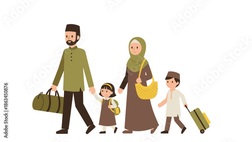 families who will go home for Eid