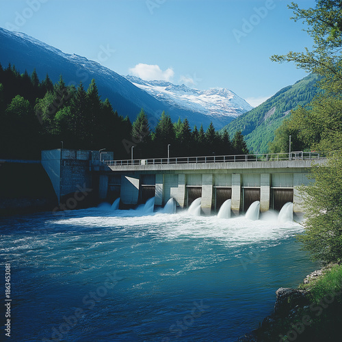 dam on the river