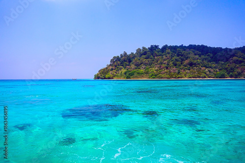 sea and tropical island in Thailand
