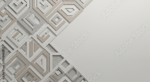Minimal geometric background for corporate design