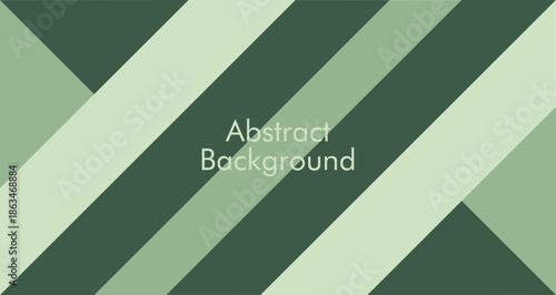 Abstract Geometric Green Background with Diagonal Lines and Shapes