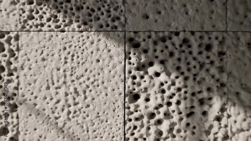 Minimalist Studio Interior with Regenerative Mycelium Wall Panels