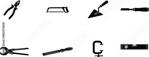 Collection of various plumbing tools and equipment