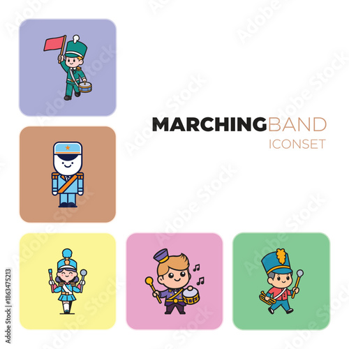 Marching band icon clipart avatar