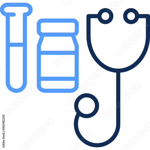 Medical Equipment line color icon