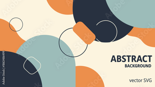 Vibrant abstract background with colorful geometric shapes