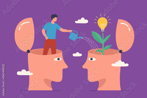 Sharing Ideas and Growth