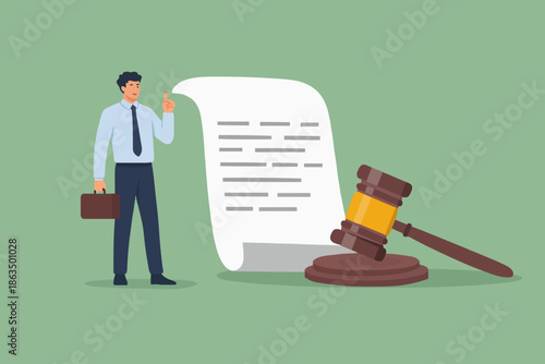 Law and Business Concept