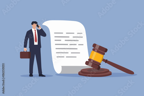 Law and Business Concept