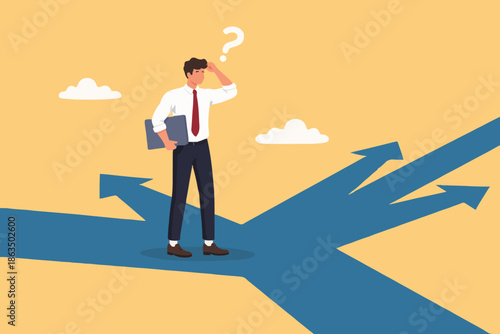 Man At The Crossroads