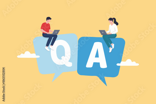 People with Questions Answers