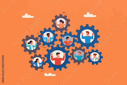 Teamwork and People Connection