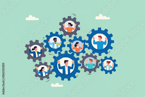 Teamwork and People Connection