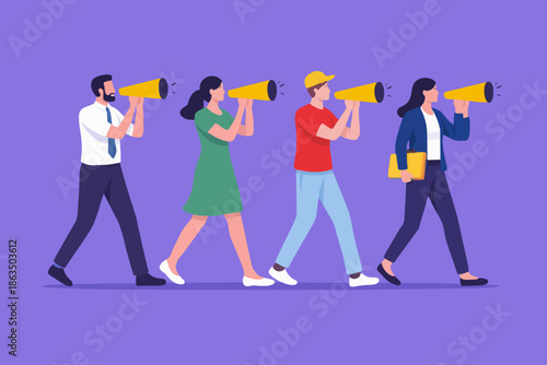 People with Megaphones