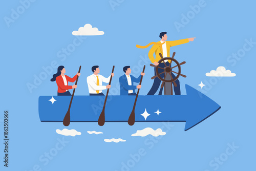 Teamwork and Success Concept