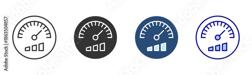 Indicator Icon Set. Designed In Multi Style