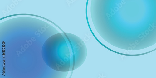 Abstract Soft light blue bokeh geometric background for Business background Graphic technology hitech illustration digital design background web template background desktop wallpaper bubble circle