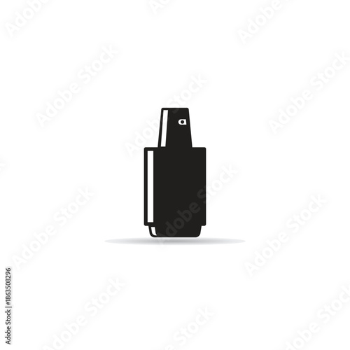 serum spray bottle icon vector illustration