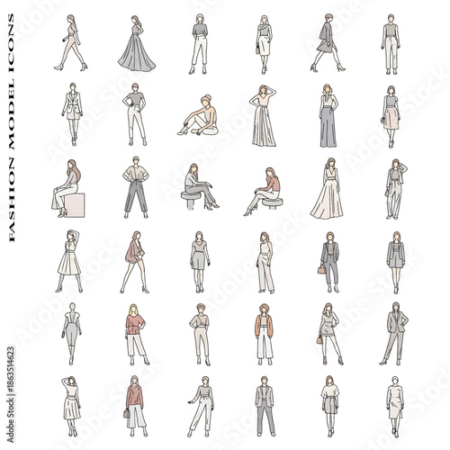 Stylish Fashion Model Portrait