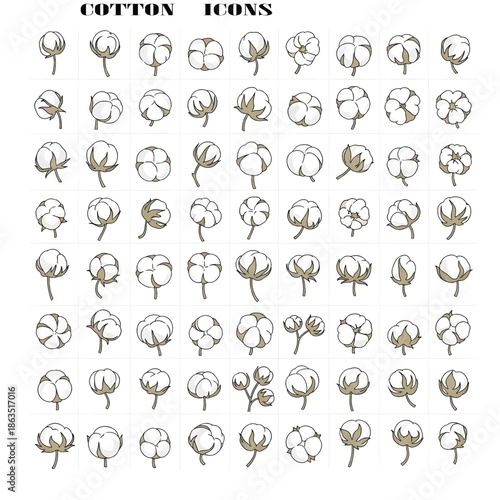 Natural Cotton Fabric Texture and Soft Material Background