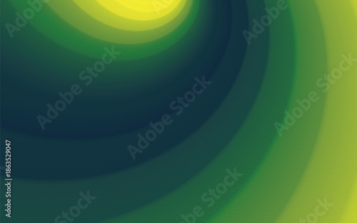 Green Abstract spiral wave gradient background with smooth gradient swirls in shades Modern hypnotic vortex design for digital art, wallpaper, or motion graphics swirling motion Hypnotic