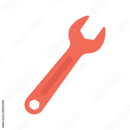 Adjustable Wrench Illustration
