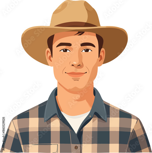 cowboy with hat