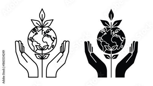 Caring for the earth with gentle hands