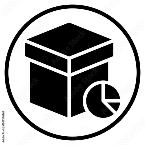 pie chart glyph icon