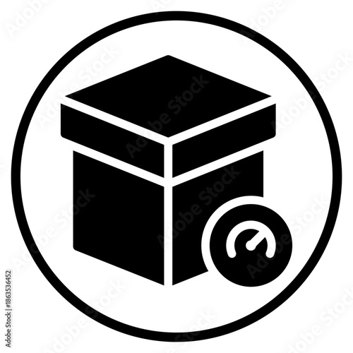 performance glyph icon