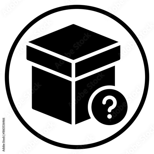 question glyph icon