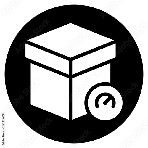 performance glyph icon