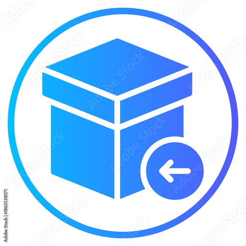 return gradient icon