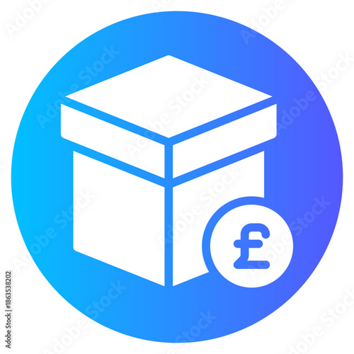 pound gradient icon
