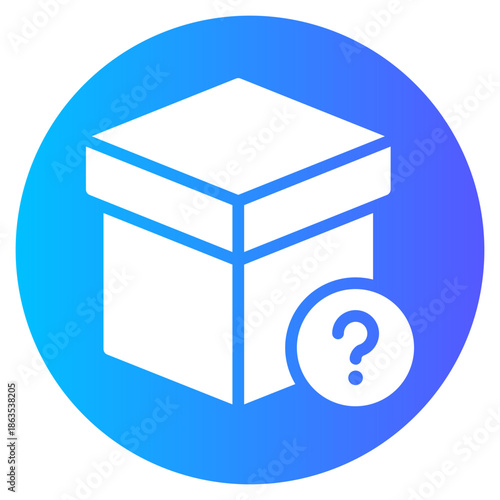 question gradient icon