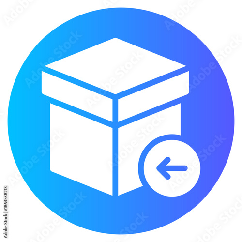 return gradient icon