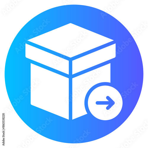 return gradient icon