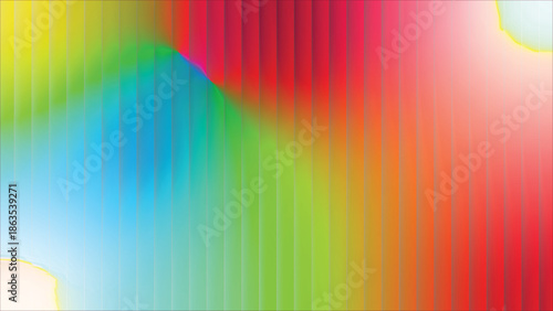 Abstract rainbow vector background featuring a colorful geometric spectrum pattern with bright light gradients and a seamless art texture for a modern wallpaper design