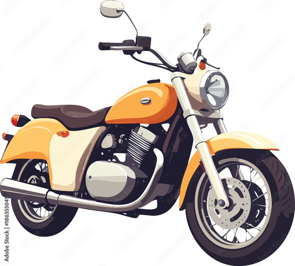 Obraz premium red vintage scooter