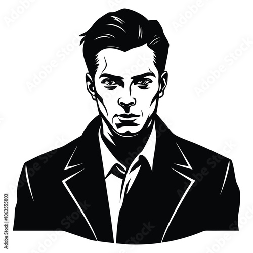 big collection of people silhouettes walking running and standing vector set