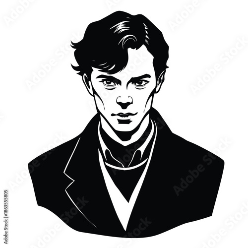 big collection of people silhouettes walking running and standing vector set