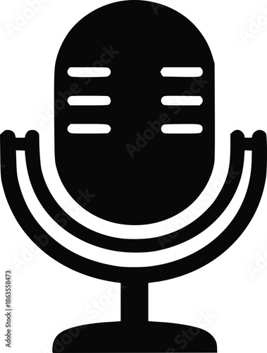 Voice Recording Microphone Icon Design