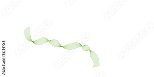 Vector illustration of a green aloe vera plant isolated on white decorated with a red satin ribbon bow for a holiday gift or eco nature concept design