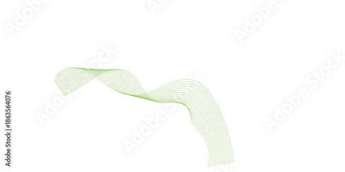 Vector illustration of a green leaf design symbol on a white background representing eco nature and 3d plant art for an icon wallpaper