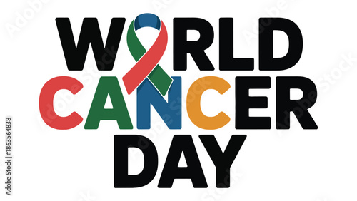 World Cancer Day: A vibrant graphic highlighting World Cancer Day, advocating awareness and support for those impacted by cancer. The message is clear and concise, emphasizing solidarity.