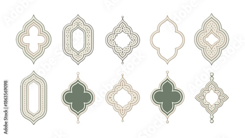 Ornamental Frame Collection: A meticulously curated collection of elegant ornamental frames, each adorned with intricate patterns and delicate details.