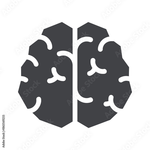 Brain Icon Vector Illustration